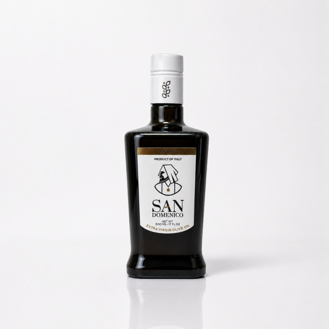 Olio Extravergine di Oliva Biologico San Domenico 500 ml - Campagna 2025/2026