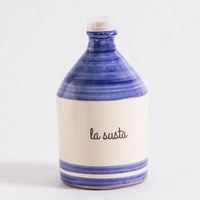 Words of Puglia | The susta. 500 ml handmade ceramic jar