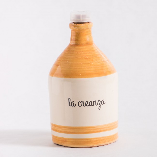 Words of Puglia | The "creanza". 500 ml handmade ceramic jar